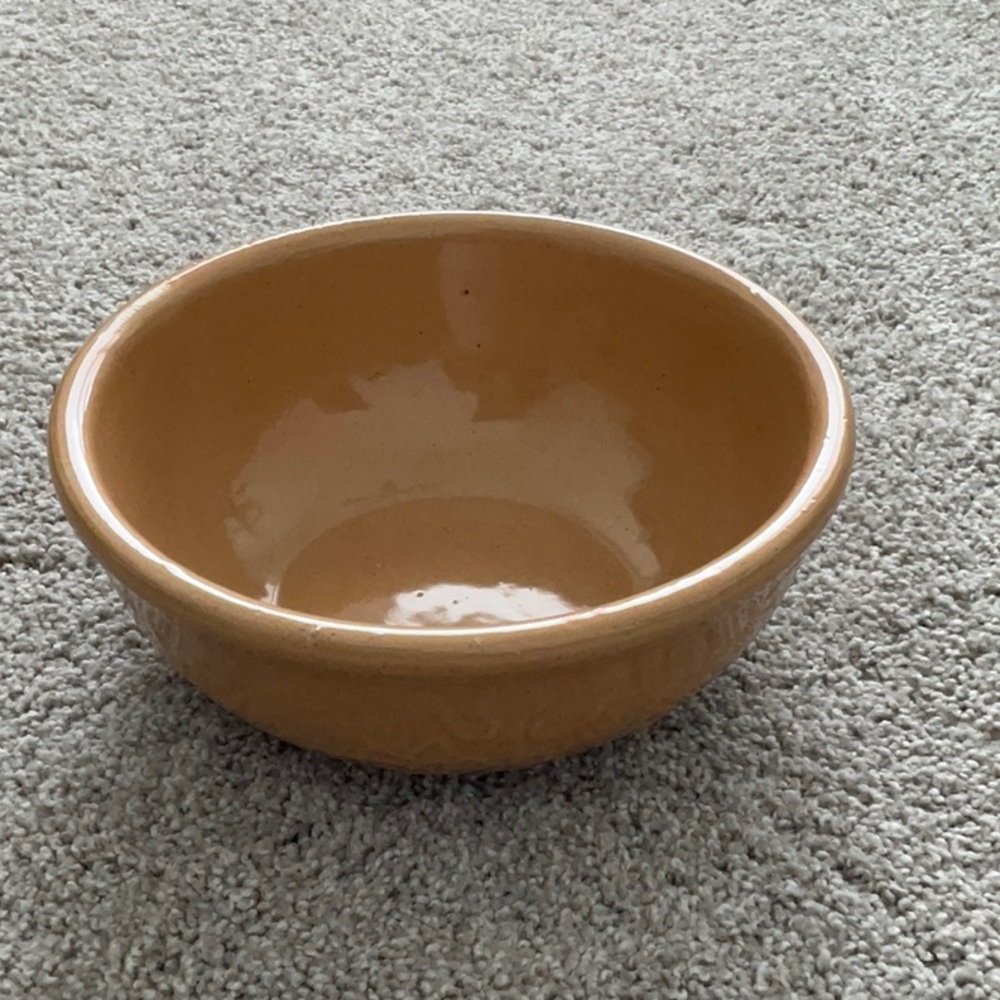 Tan Ceramic Bowl